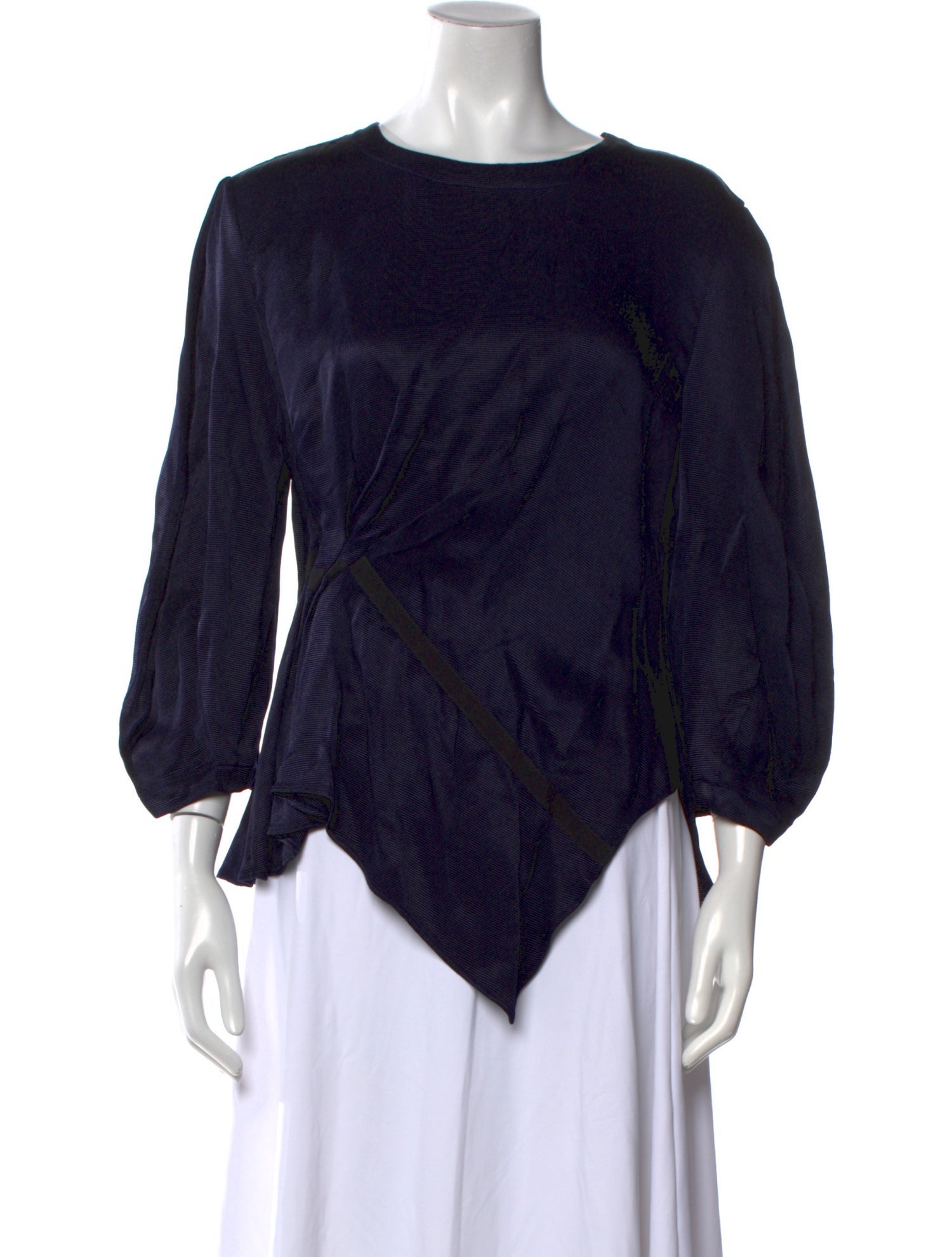 palmer//harding Crew Neck Three-Quarter Sleeve Blouse w/ Tags