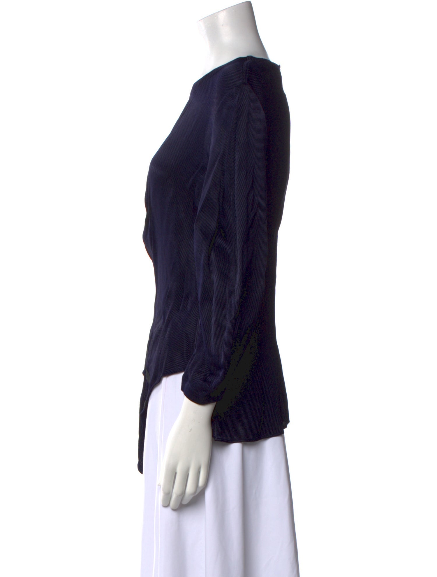 palmer//harding Crew Neck Three-Quarter Sleeve Blouse w/ Tags