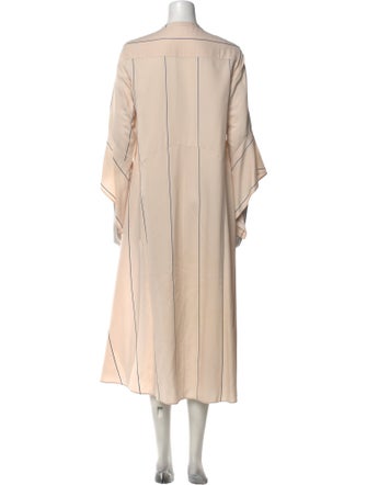 palmer//harding Crew Neck Long Dress