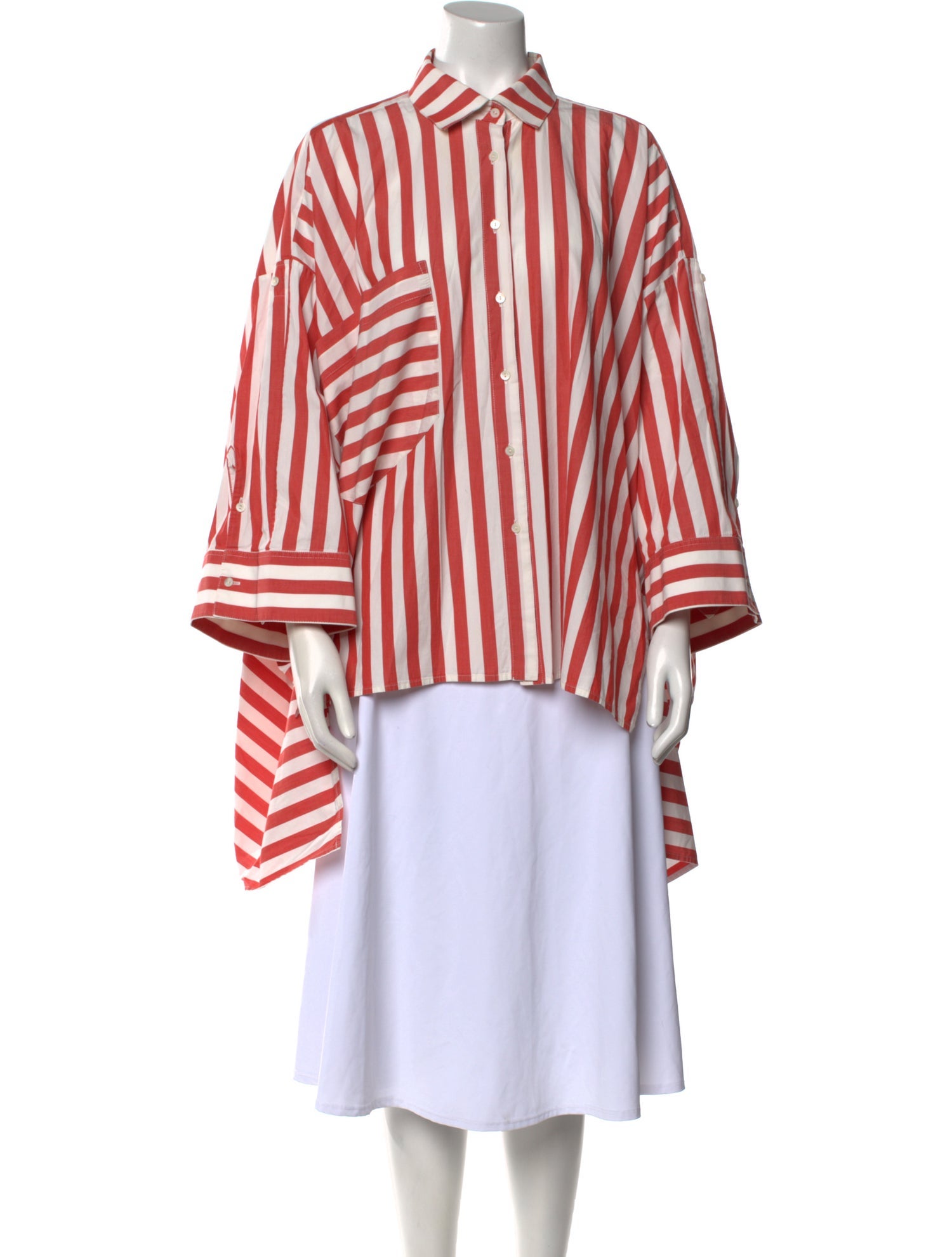 palmer//harding Striped Long Sleeve Tunic