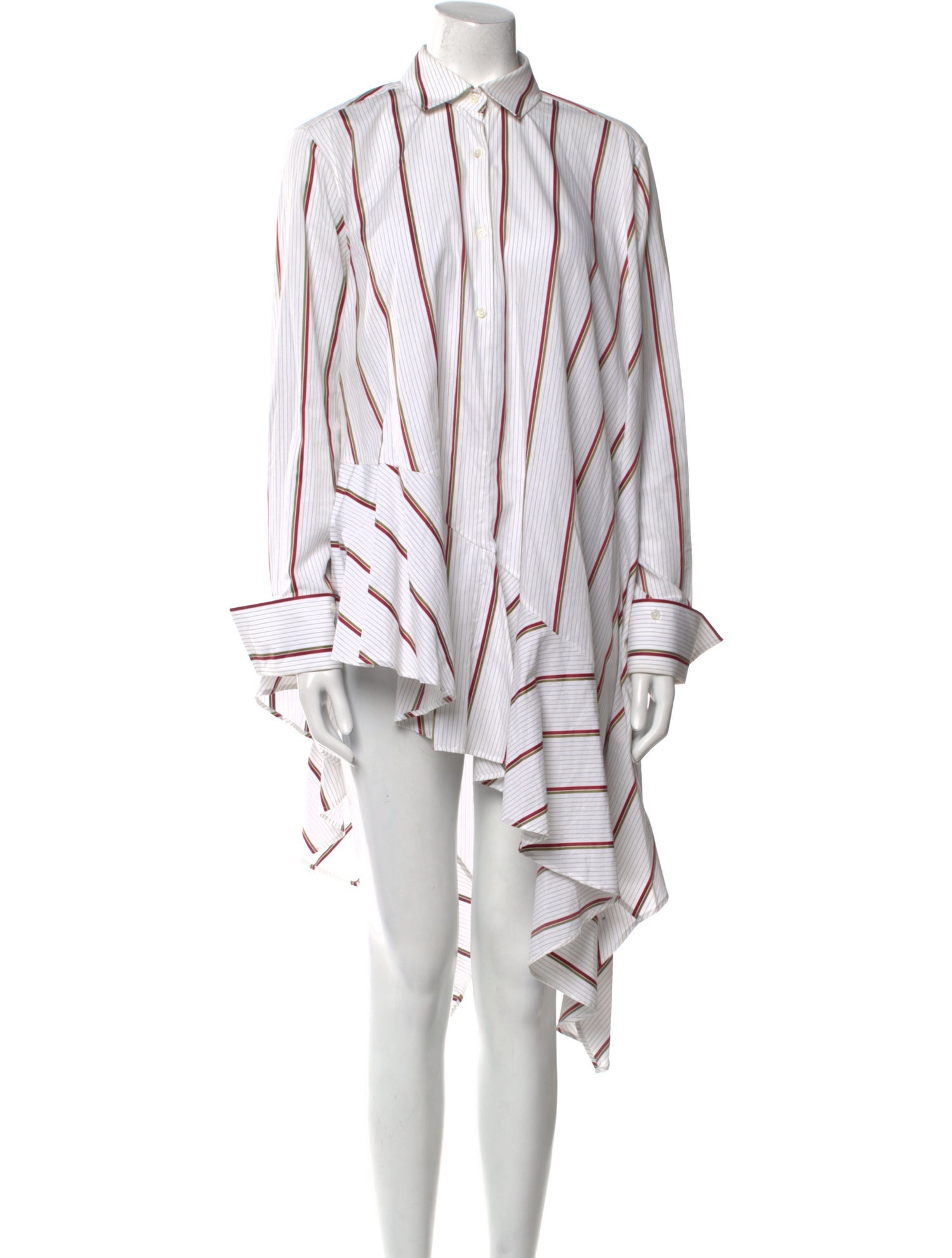 palmer//harding Striped Midi Length Dress