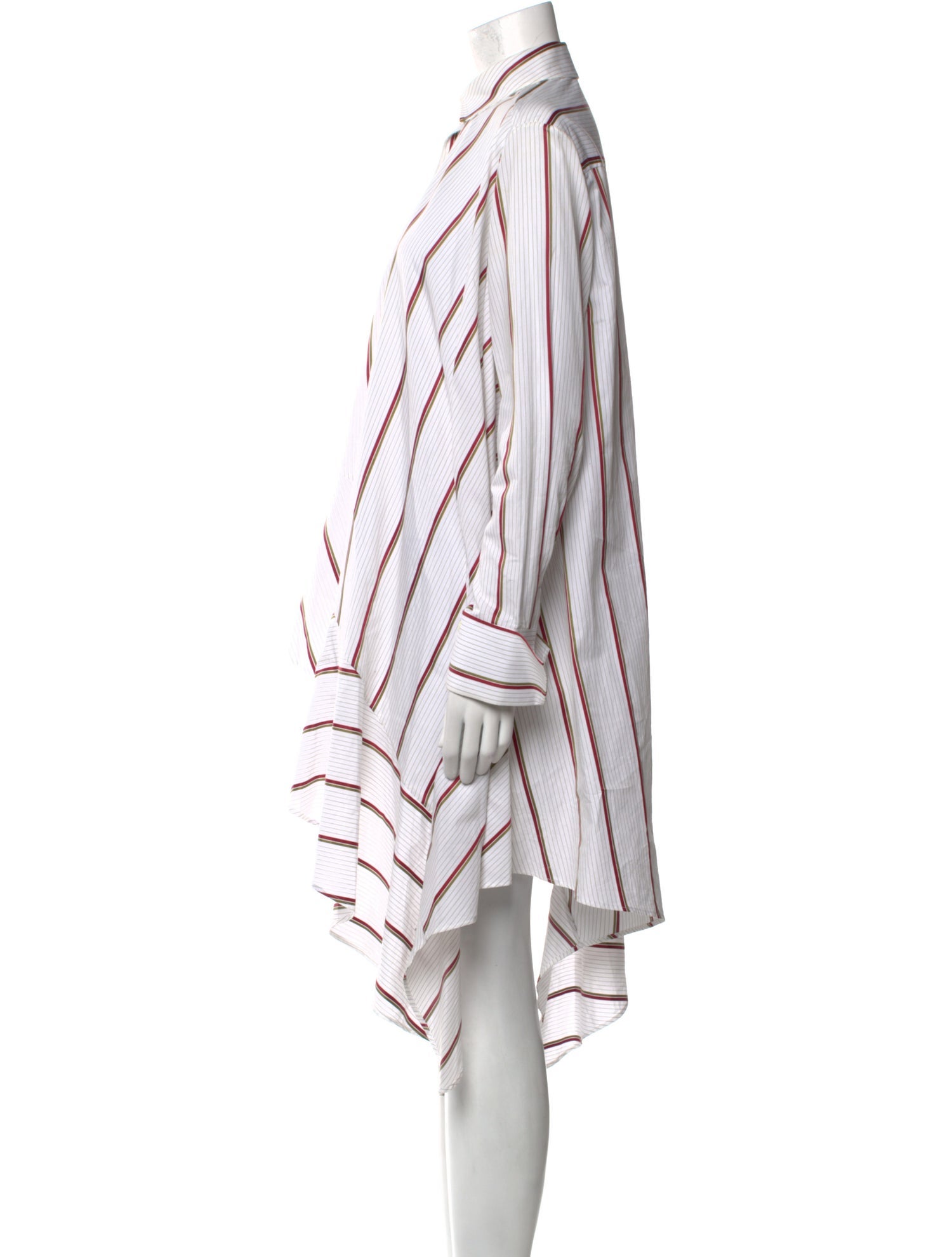 palmer//harding Striped Midi Length Dress