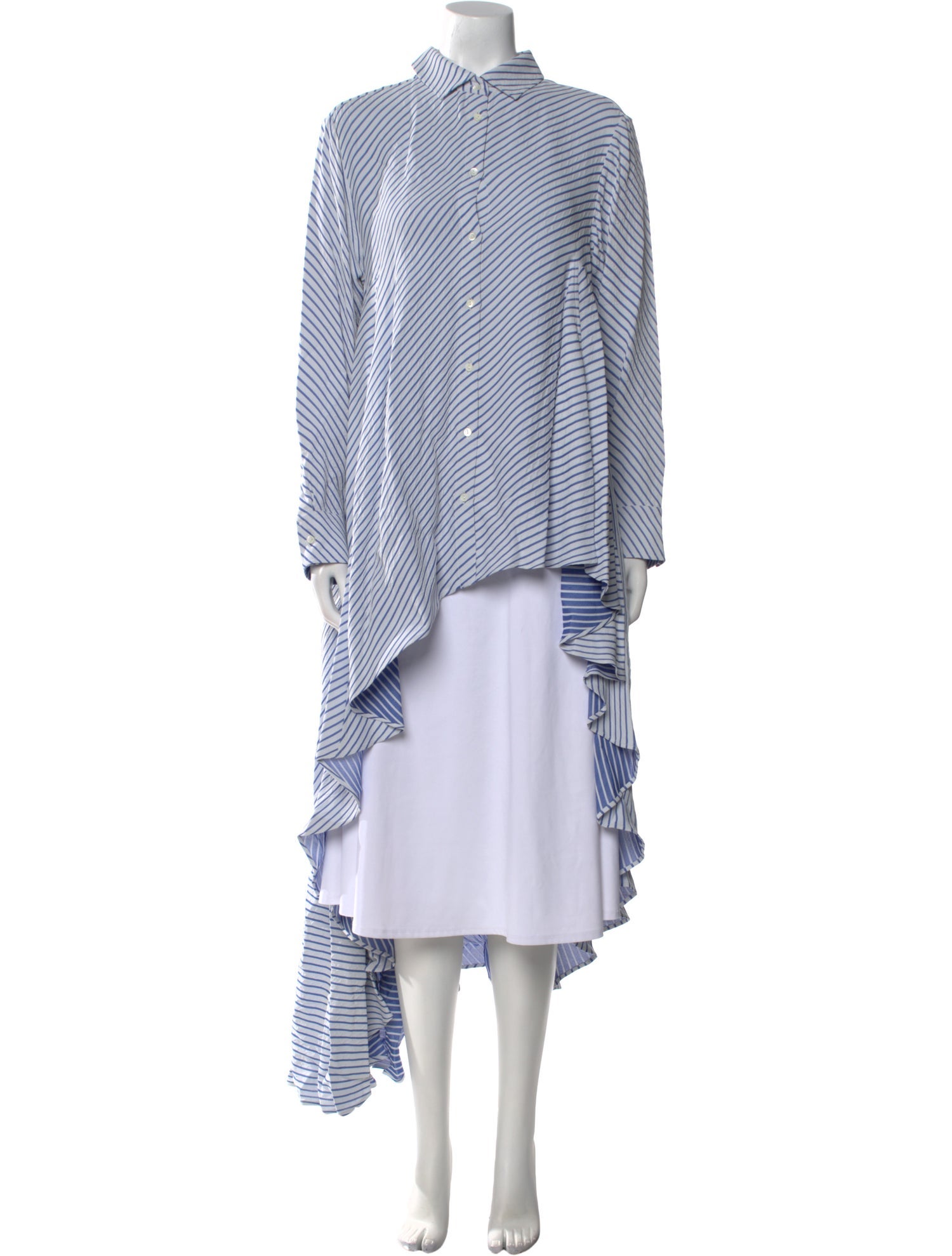 palmer//harding Striped Mock Neck Tunic w/ Tags