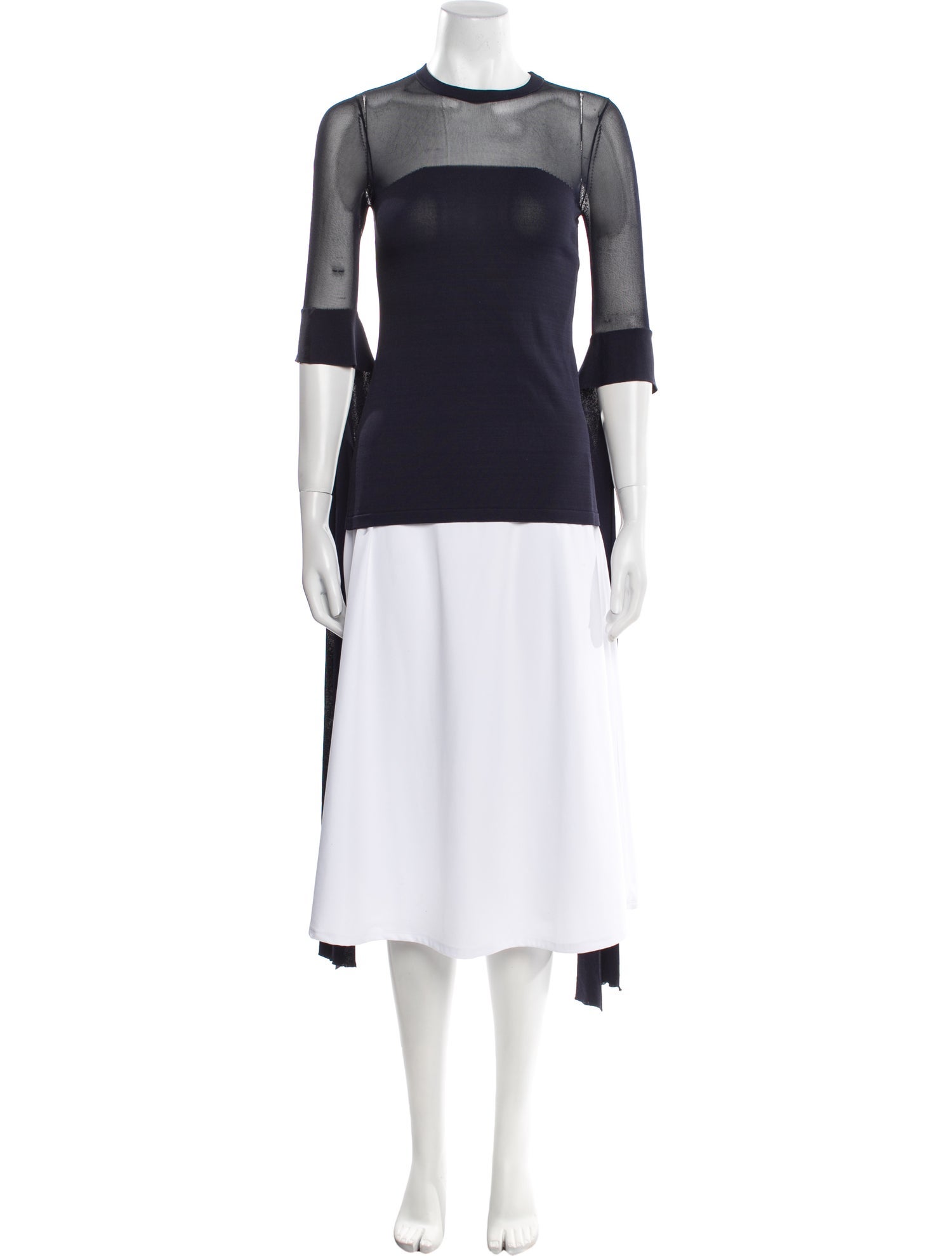 palmer//harding Crew Neck Three-Quarter Sleeve Tunic w/ Tags