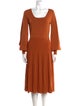palmer//harding Scoop Neck Midi Length Dress
