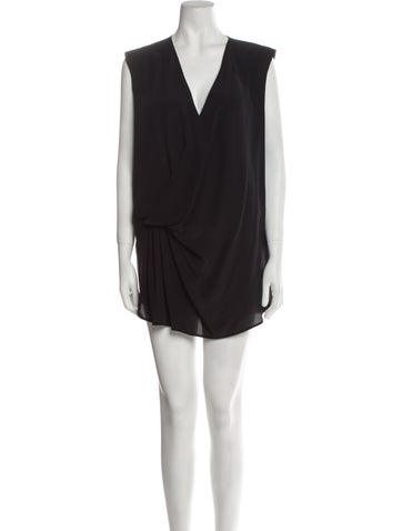 Rene Lezard Dresses Silk Mini Dress Us14, De44 | XL