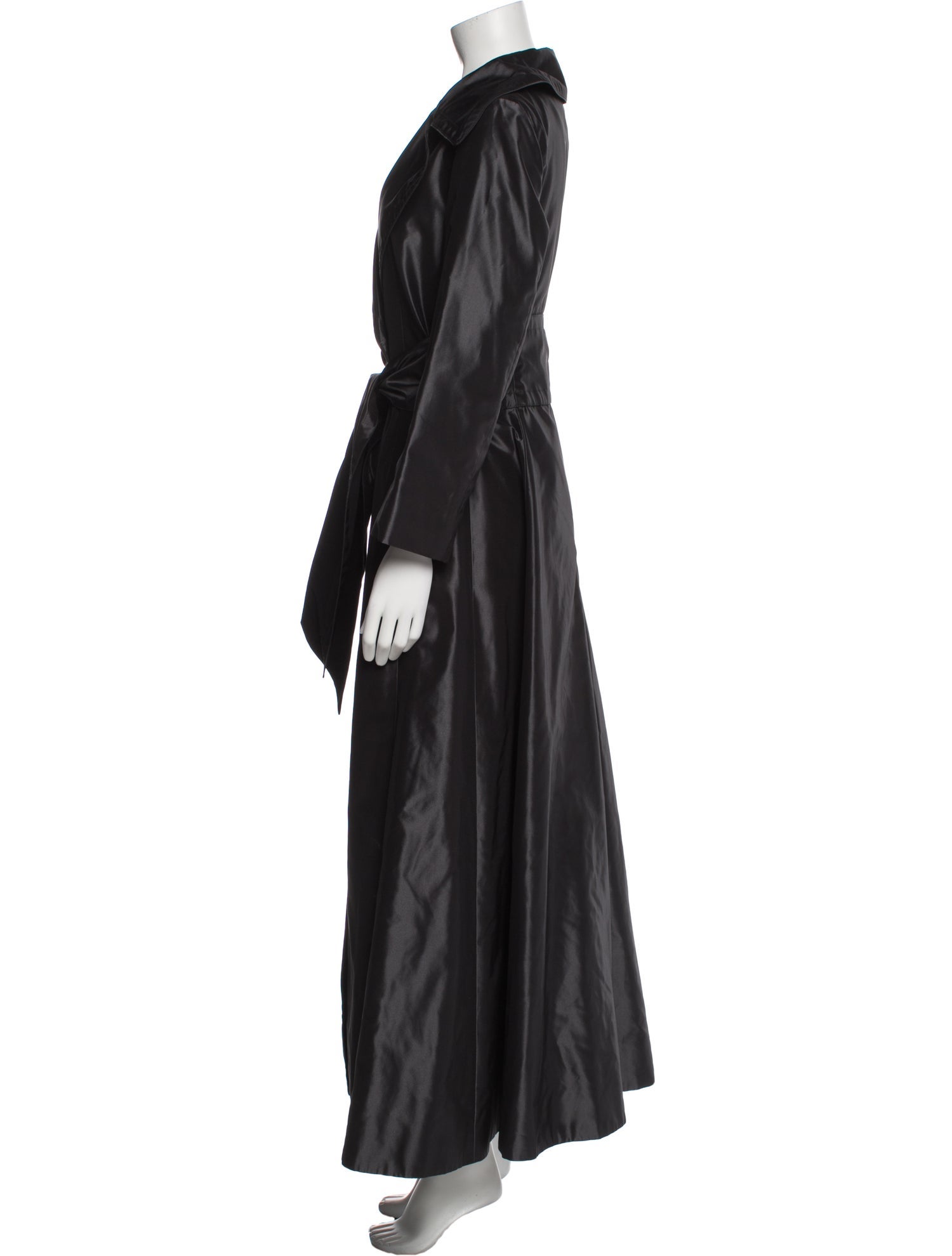 Rene Lezard Silk Trench Coat