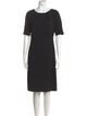 Rene Lezard Wool Knee-Length Dress