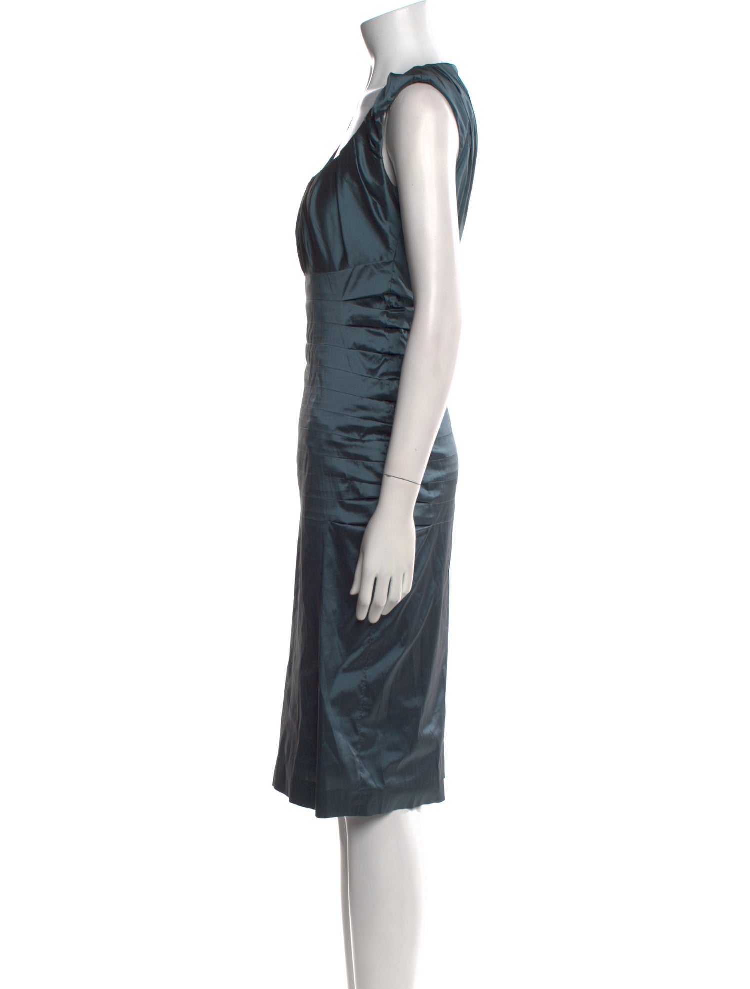 Rene Lezard Silk Midi Length Dress