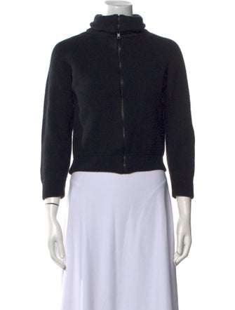 Rene Lezard Merino Wool Mock Neck Sweater