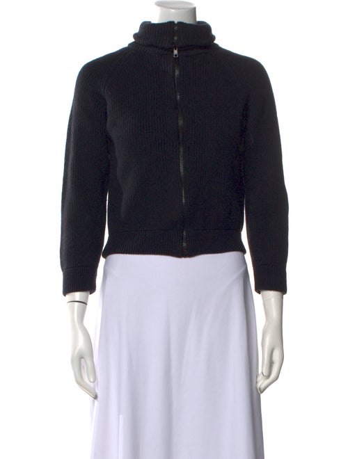 Rene Lezard Merino Wool Mock Neck Sweater