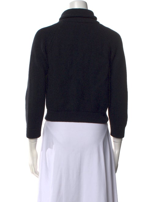 Rene Lezard Merino Wool Mock Neck Sweater