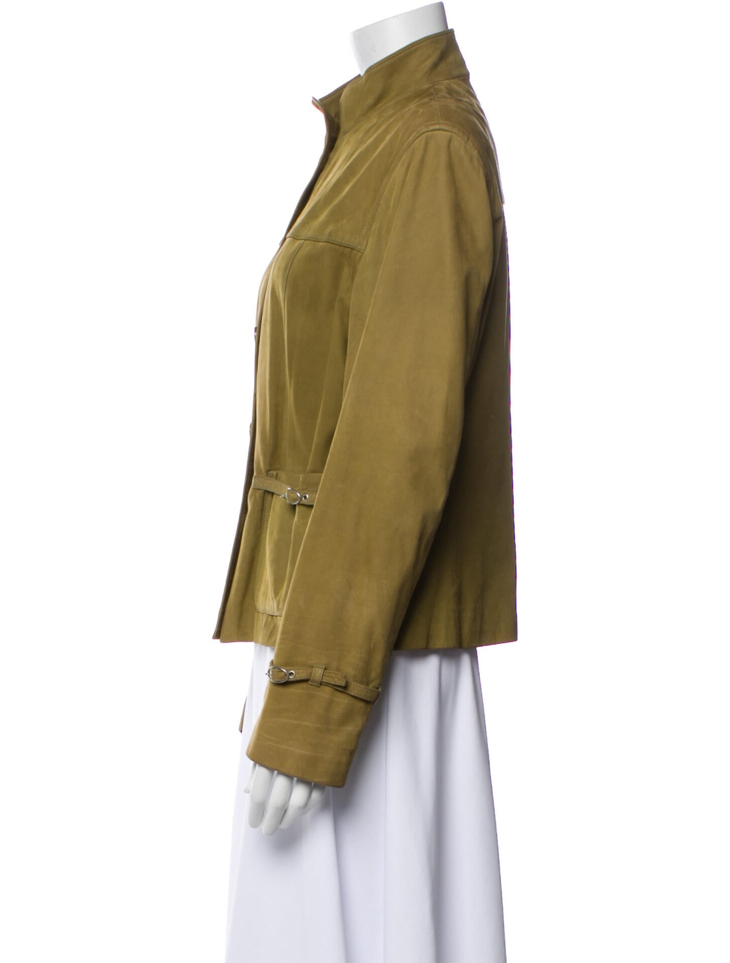 Rene Lezard Suede Utility Jacket