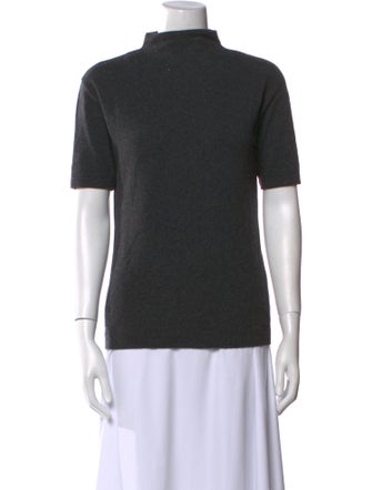 Rene Lezard Merino Wool Mock Neck Sweater