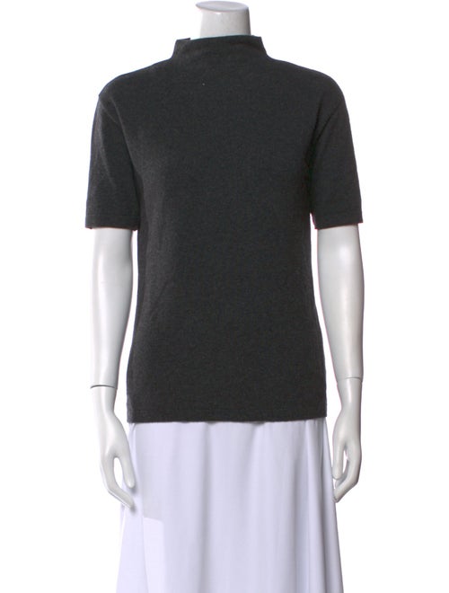 Rene Lezard Merino Wool Mock Neck Sweater