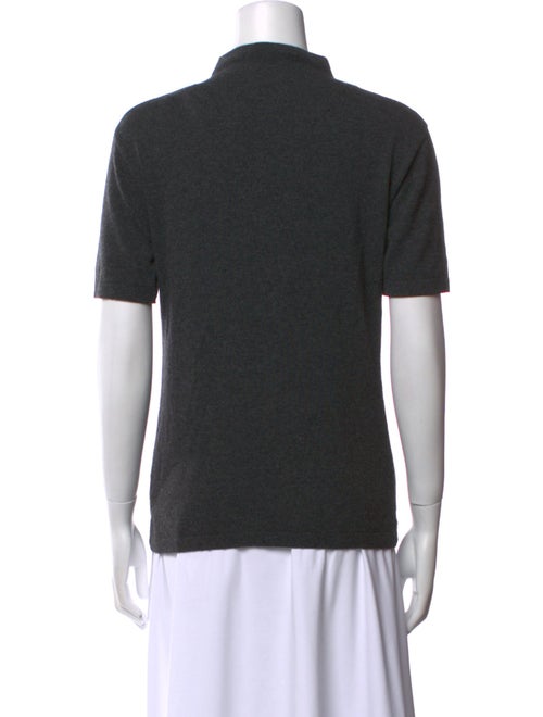 Rene Lezard Merino Wool Mock Neck Sweater