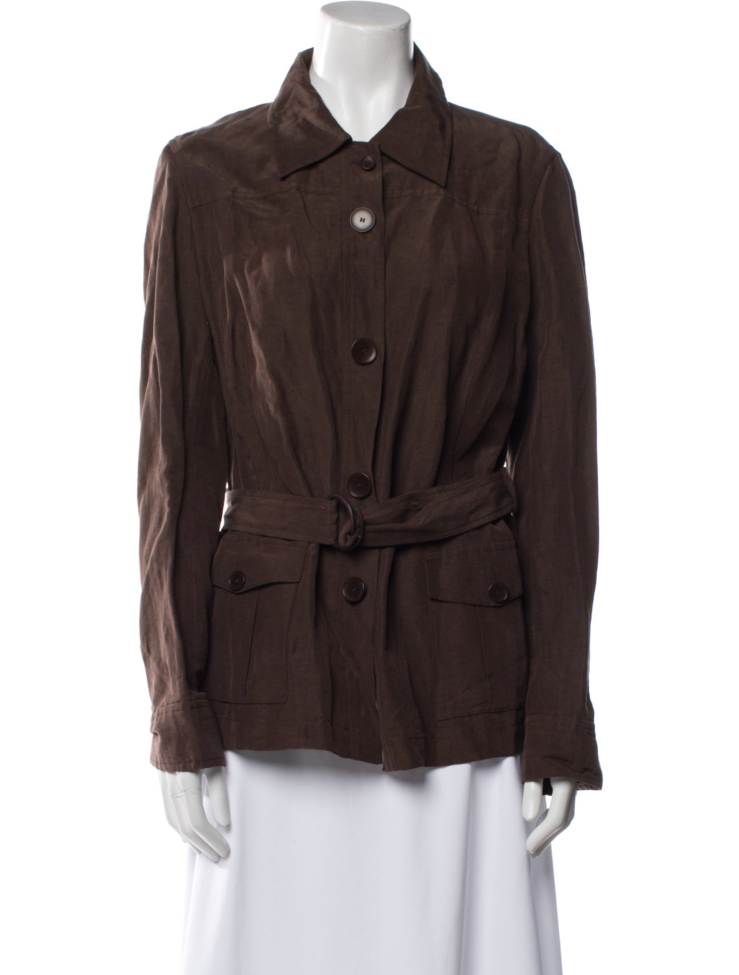 Rene Lezard Linen Utility Jacket