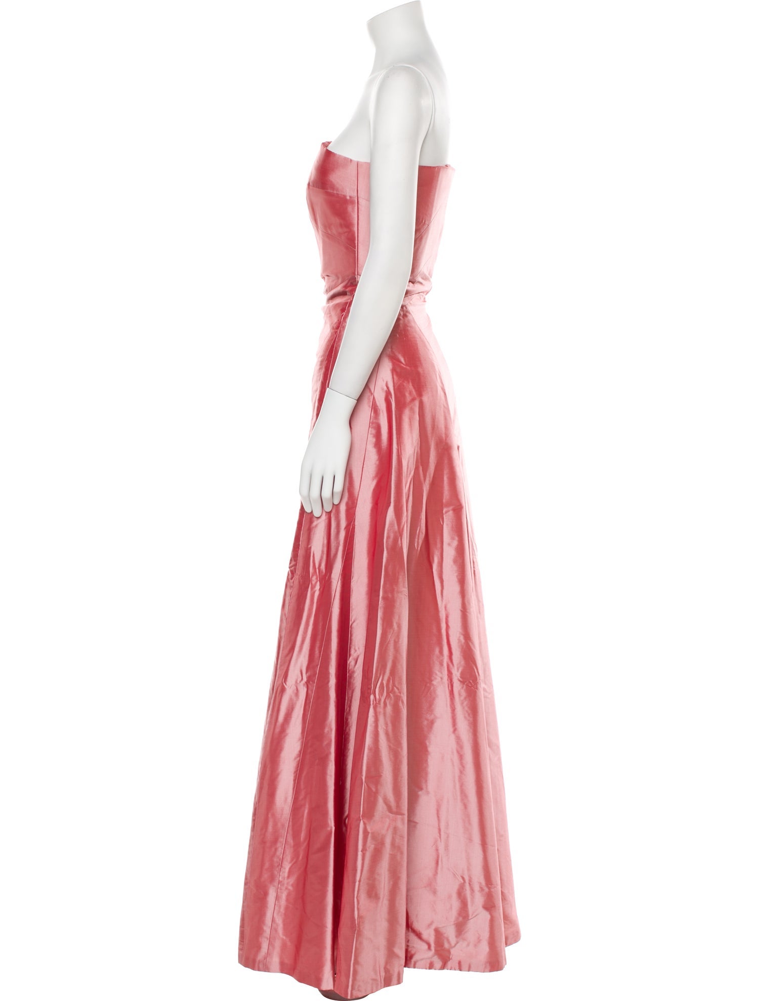 Rene Lezard Printed Long Dress