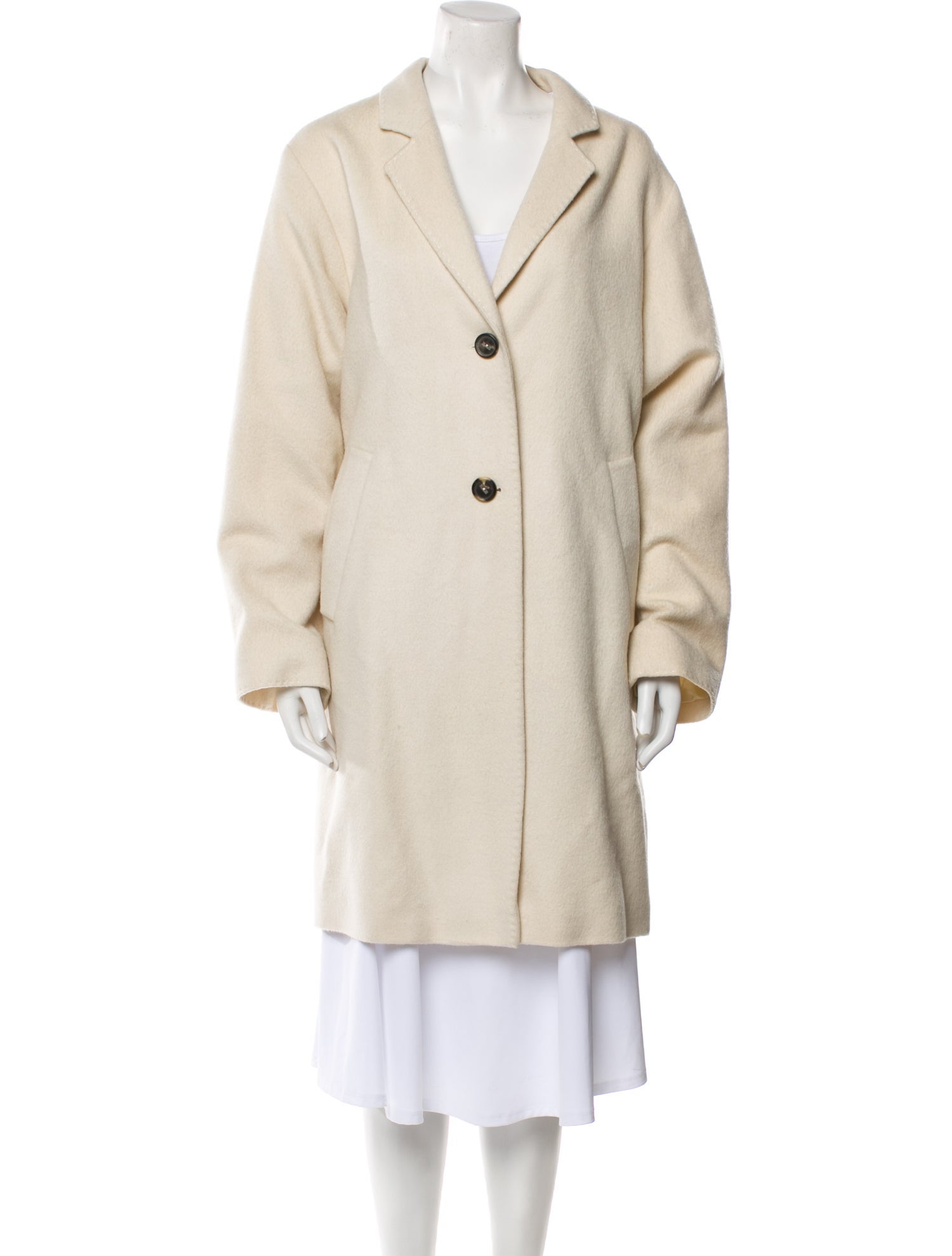 Rene Lezard Wool Trench Coat