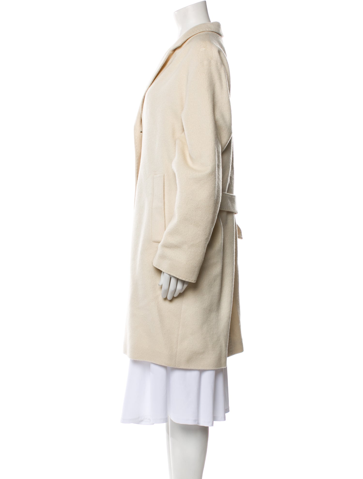 Rene Lezard Wool Trench Coat