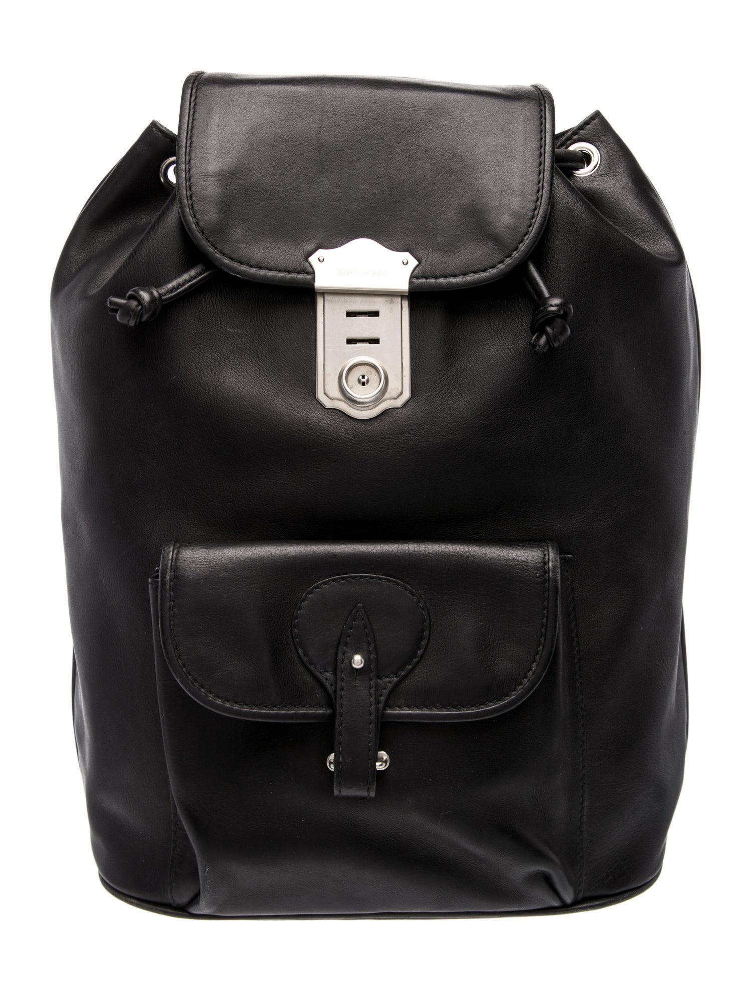 Rene Lezard Leather Backpack