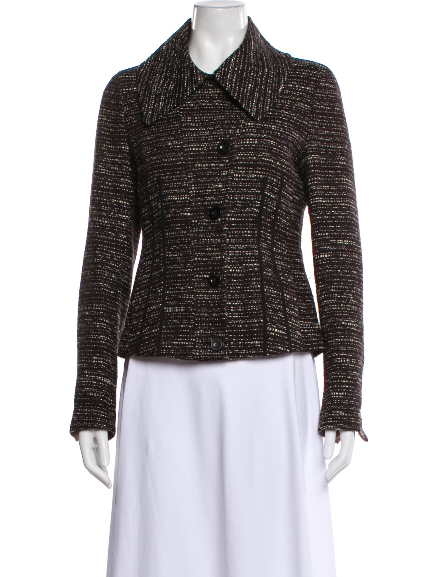 Rene Lezard Tweed Pattern Blazer