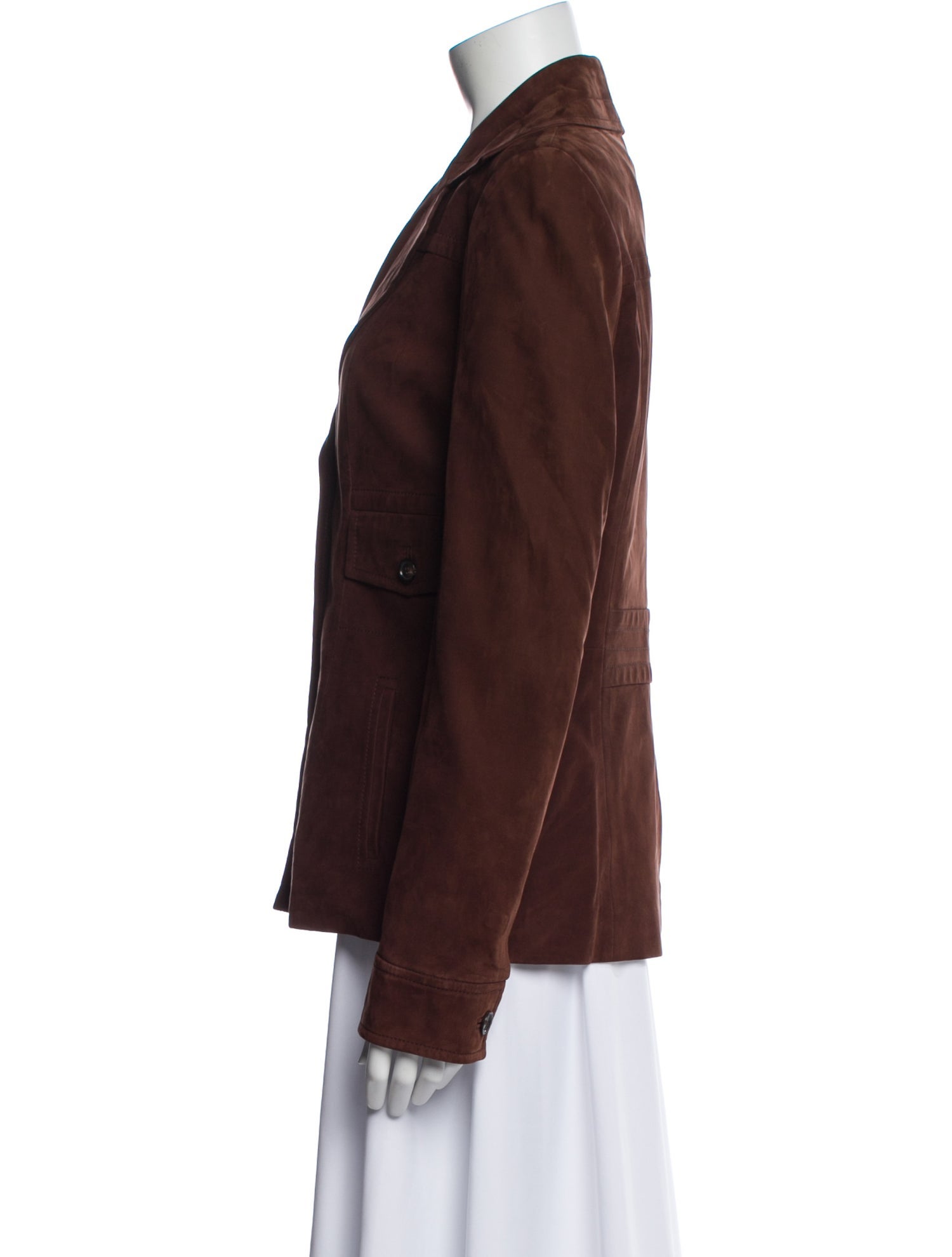Rene Lezard Leather Blazer