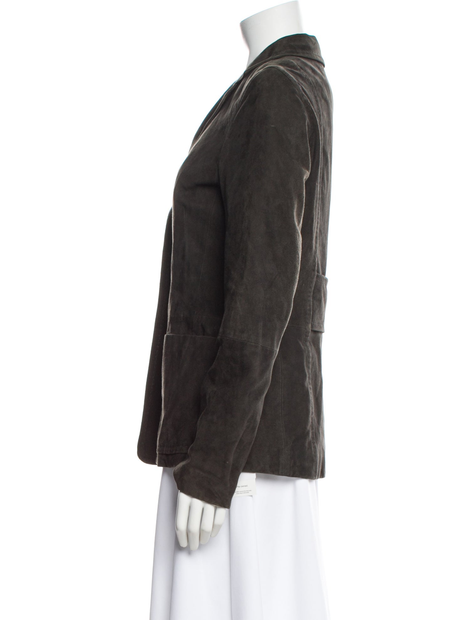 Rene Lezard Leather Blazer