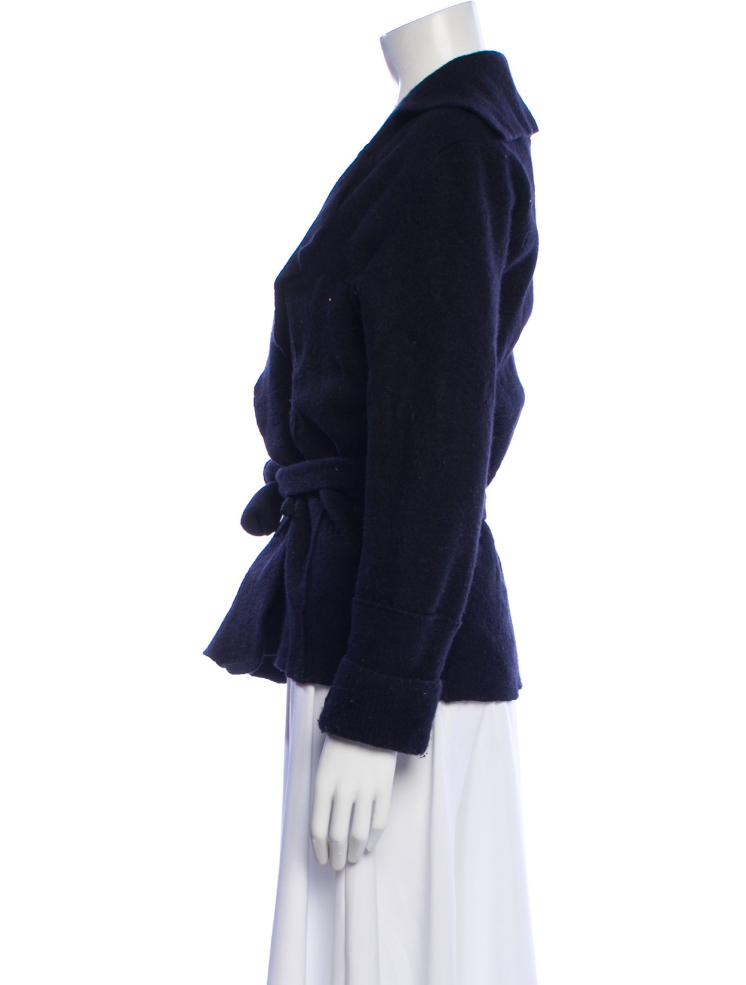 Rene Lezard Wool V-Neck Sweater