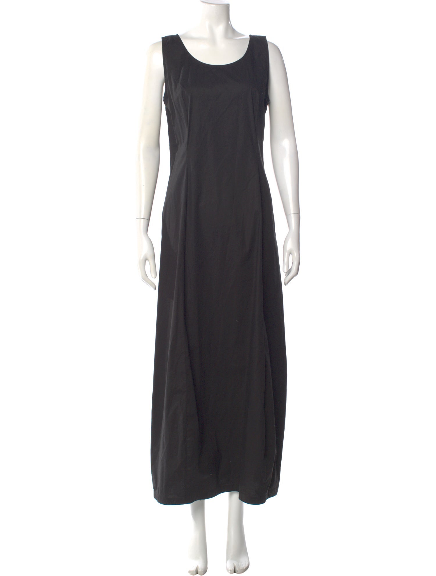 Rene Lezard Scoop Neck Long Dress