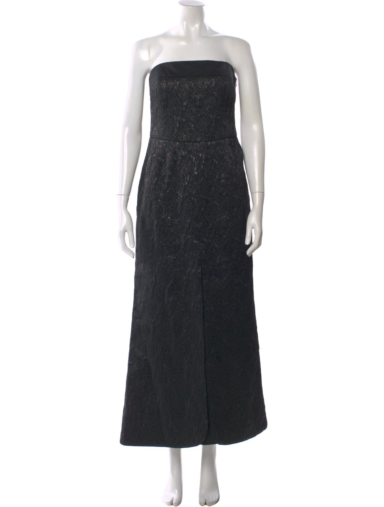 Rene Lezard Strapless Long Dress