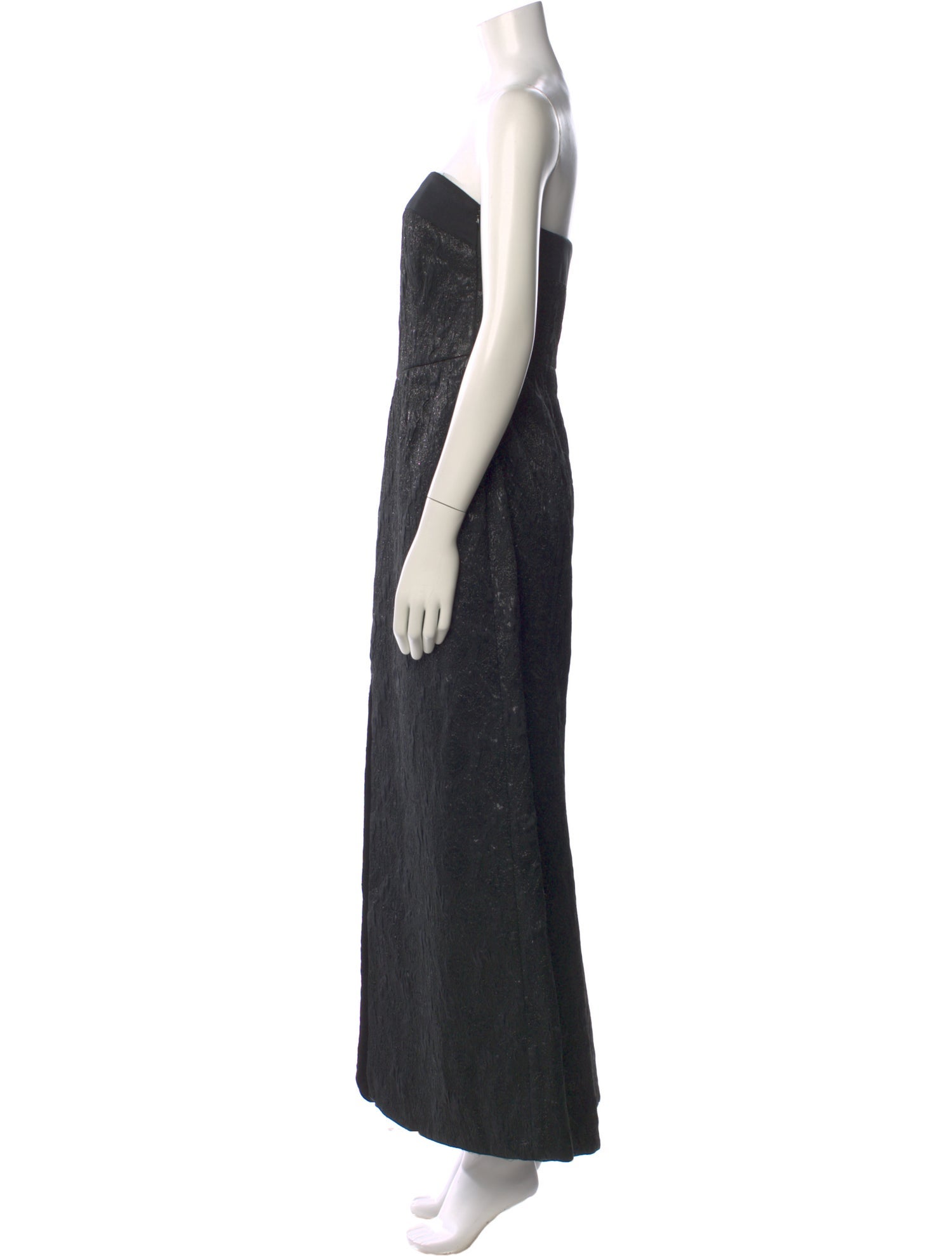 Rene Lezard Strapless Long Dress