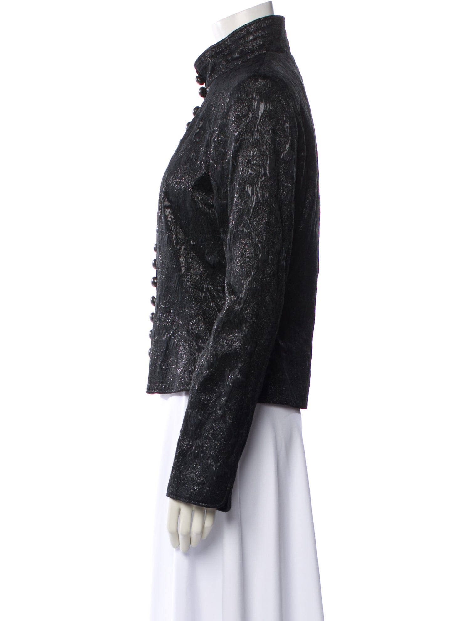 Rene Lezard Tweed Pattern Evening Jacket