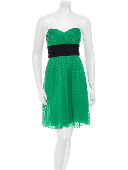 Shoshanna Silk Dress Green