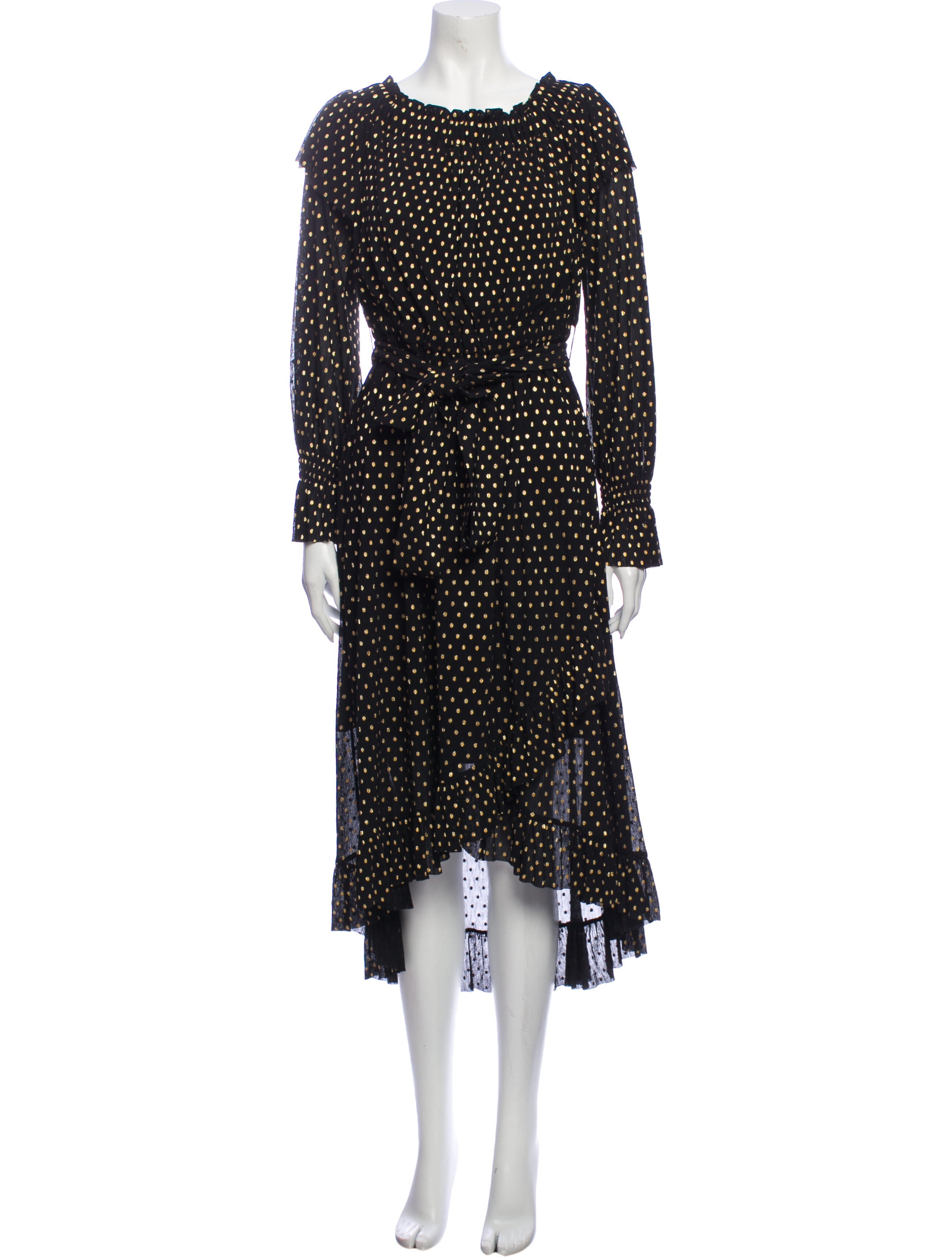 Shoshanna Polka Dot Print Mini Dress