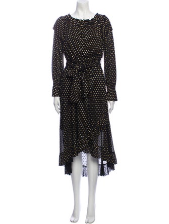 Shoshanna Polka Dot Print Mini Dress