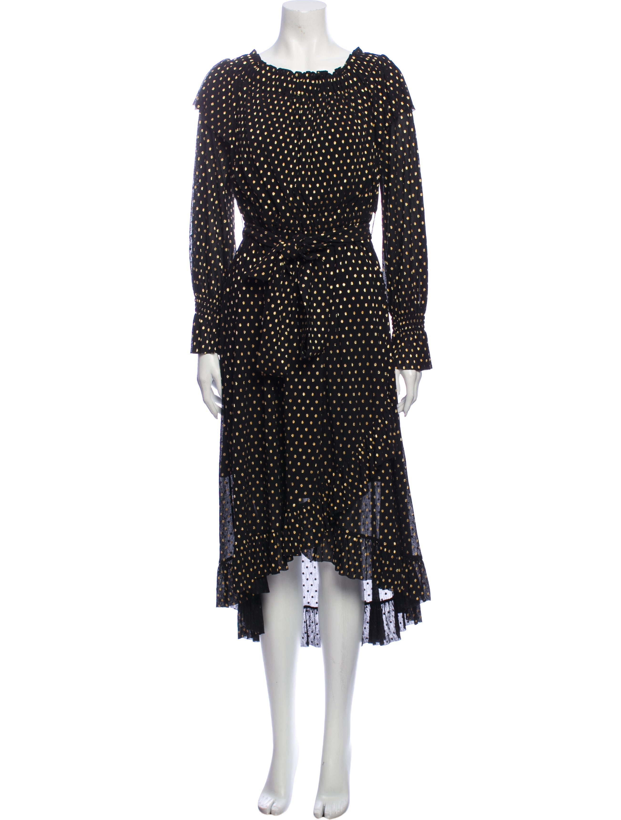 Shoshanna Polka Dot Print Mini Dress