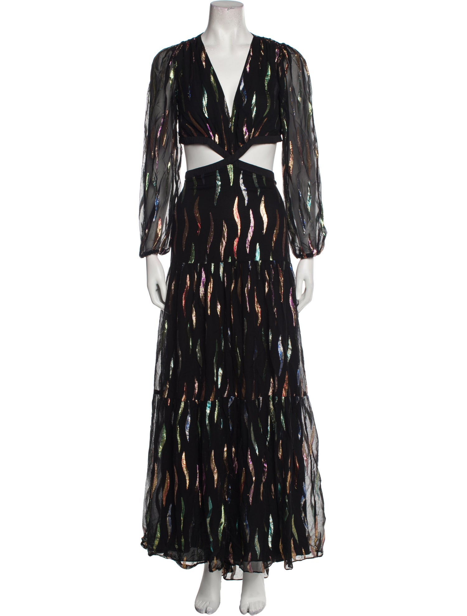 Shoshanna Printed Long Dress