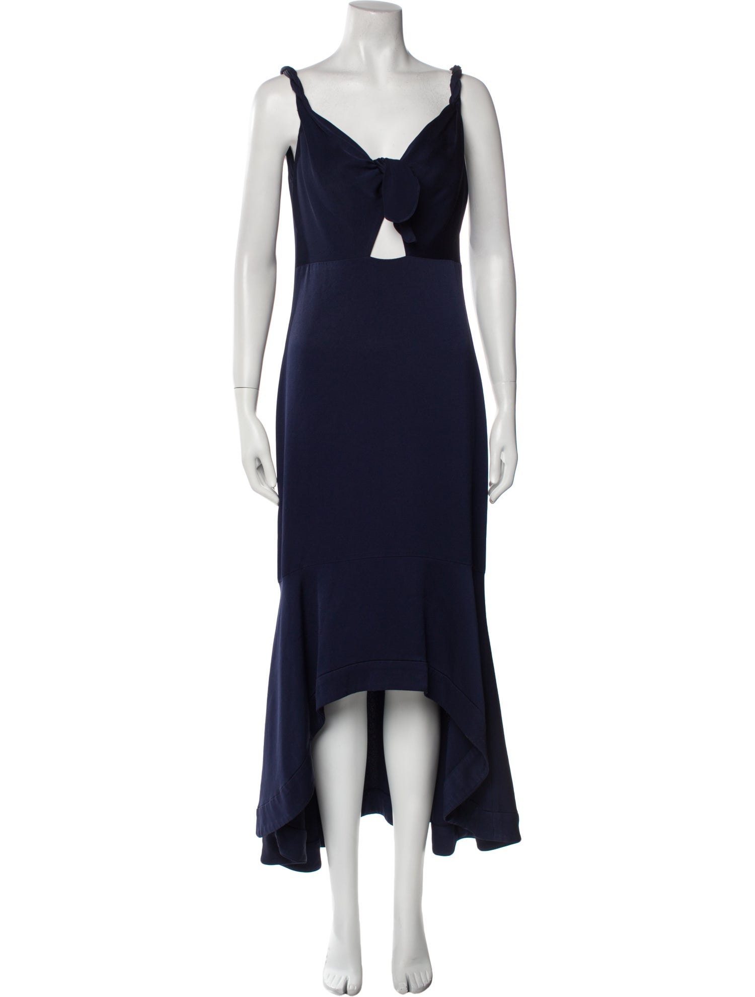 Shoshanna V-Neck Long Dress