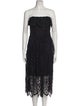 Shoshanna Lace Pattern Knee-Length Dress