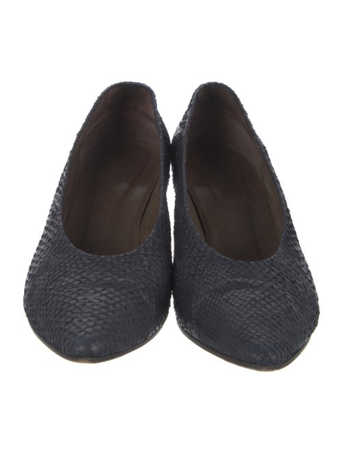 Coclico Embossed Leather Pumps