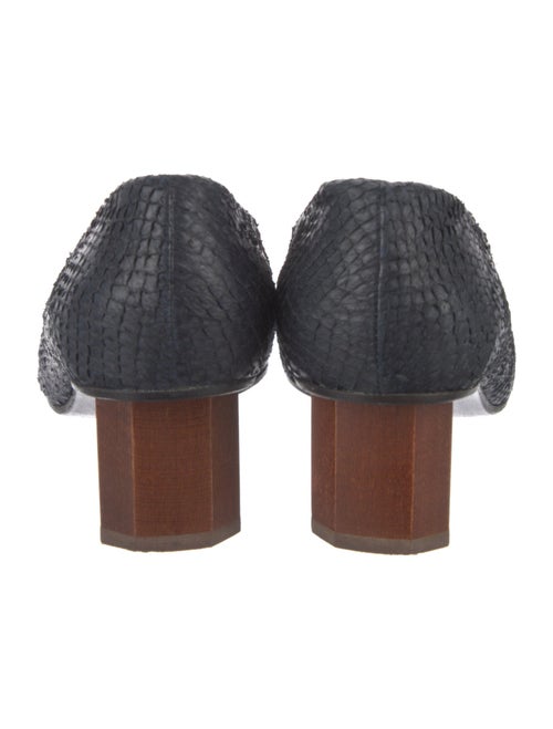 Coclico Embossed Leather Pumps