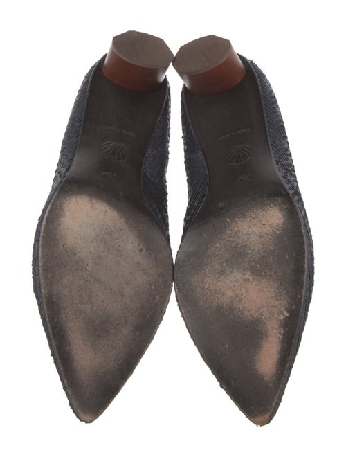 Coclico Embossed Leather Pumps