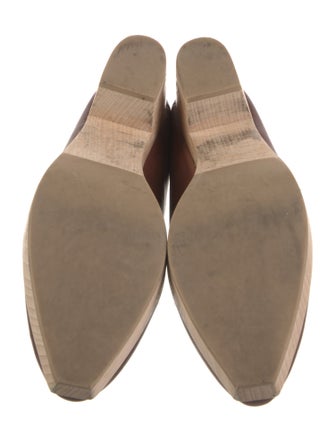 Coclico Leather Fur Trim Mules