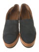 Coclico Suede Leather Trim Embellishment Loafers