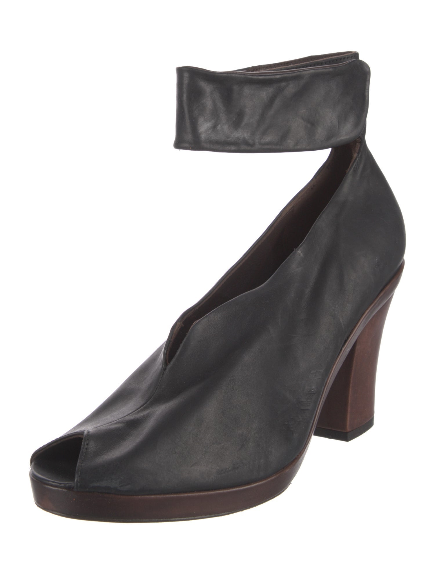 Coclico Leather Colorblock Pattern Sock Boots