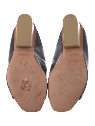 Coclico Leather Colorblock Pattern Slides