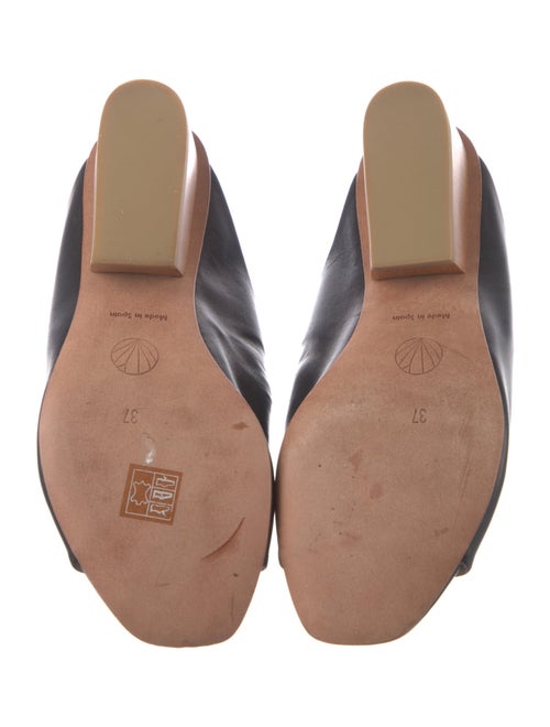 Coclico Leather Colorblock Pattern Slides