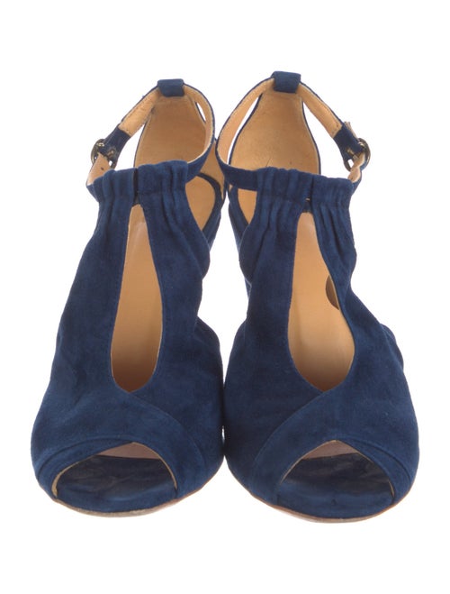 Coclico Suede T-Strap Sandals