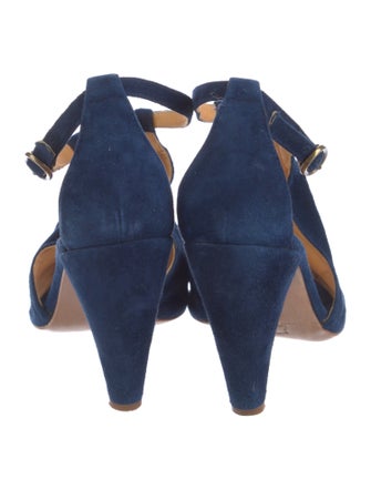 Coclico Suede T-Strap Sandals